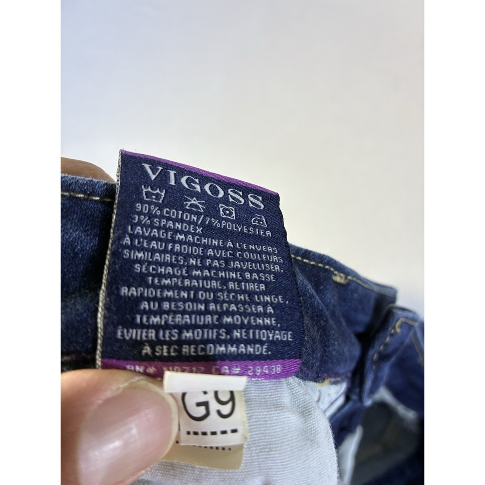 Vigoss Thompson‎ Tomboy Classic Fit Distressed Jeans Womens W29 L25 Blue - Picture 7 of 10